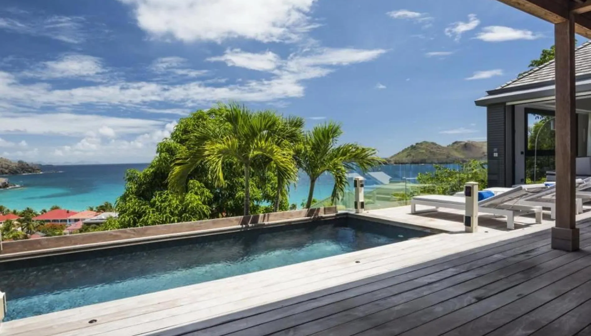 St. Barthelemy Luxurious 3 Bedroom Hilltop Villa With Heated Pool